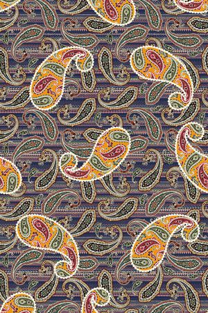 佩斯利印花华亿平台图片