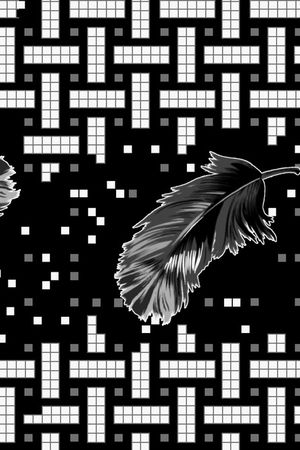 羽毛印花华亿平台图片