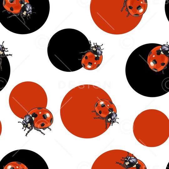 瓢虫印花华亿平台图片