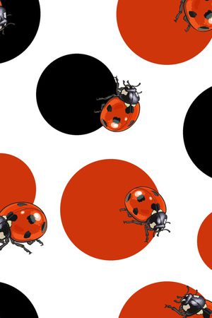 瓢虫印花华亿平台图片