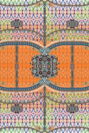 几何花卉印花华亿平台图片