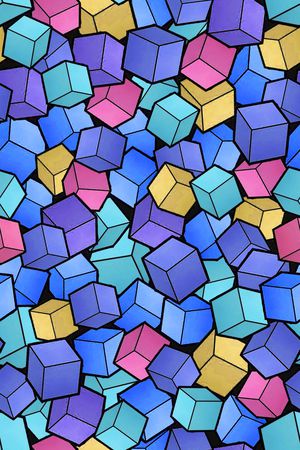 几何印花华亿平台图片