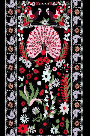 定位花印花华亿平台图片