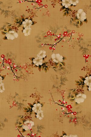 复古印花华亿平台图片