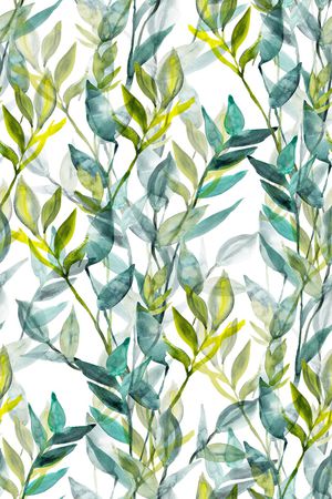 绿植树叶印花华亿平台图片