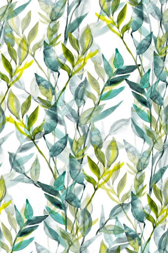 绿植树叶印花华亿平台图片