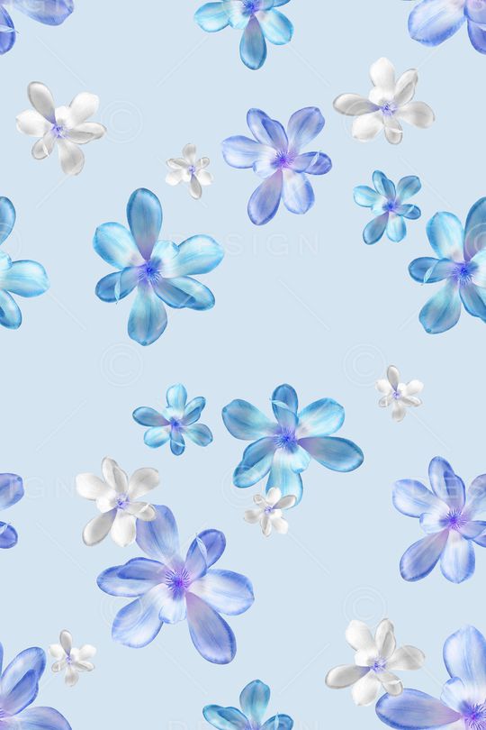 清爽底花卉印花华亿平台图片