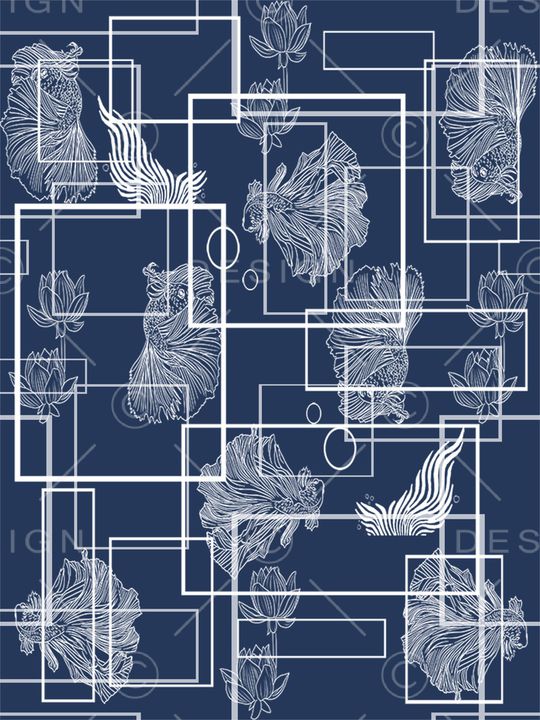 线条印花华亿平台图片