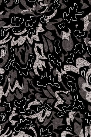 线条画印花华亿平台图片