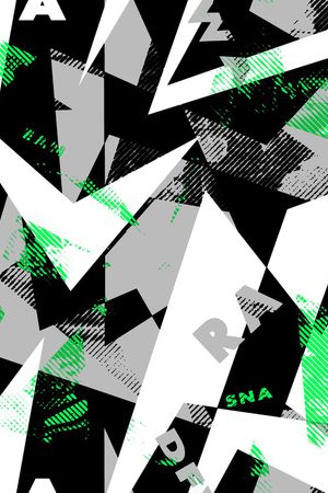 几何印花华亿平台图片