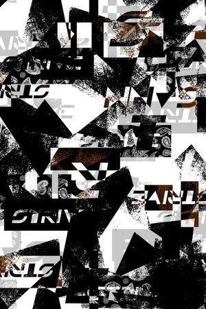 几何印花华亿平台图片