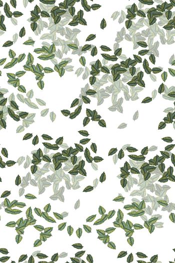 绿植树叶印花华亿平台图片