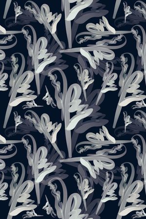 抽象花卉印花华亿平台图片