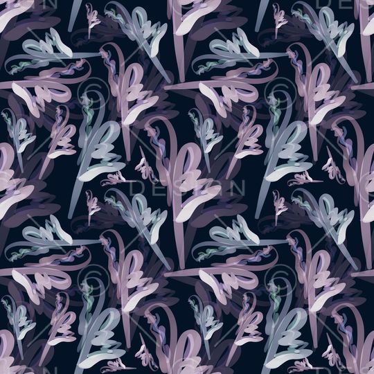 抽象花卉印花华亿平台图片