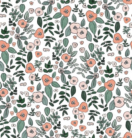 彩底花卉印花华亿平台图片