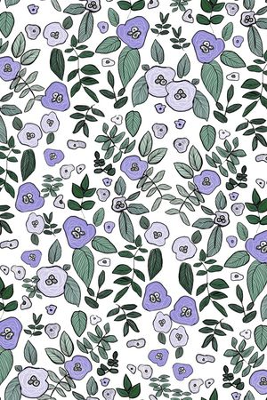 彩底花卉印花华亿平台图片