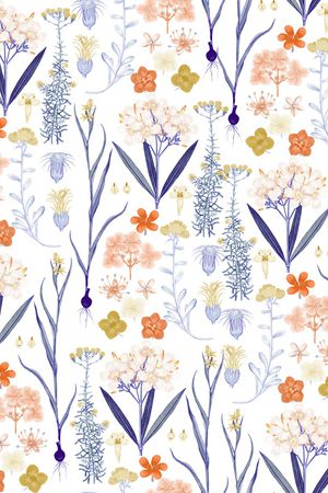 彩底花卉印花华亿平台图片