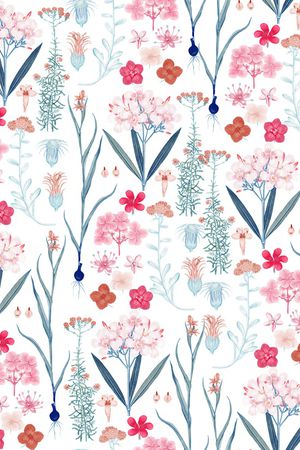 彩底花卉印花华亿平台图片