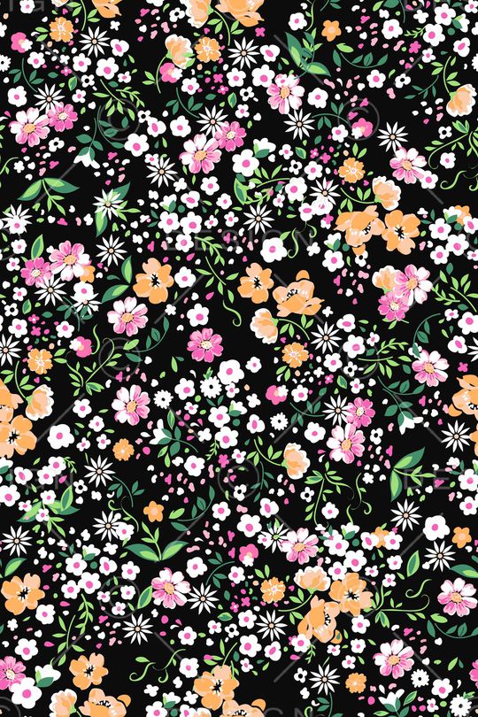 连衣裙印花华亿平台图片