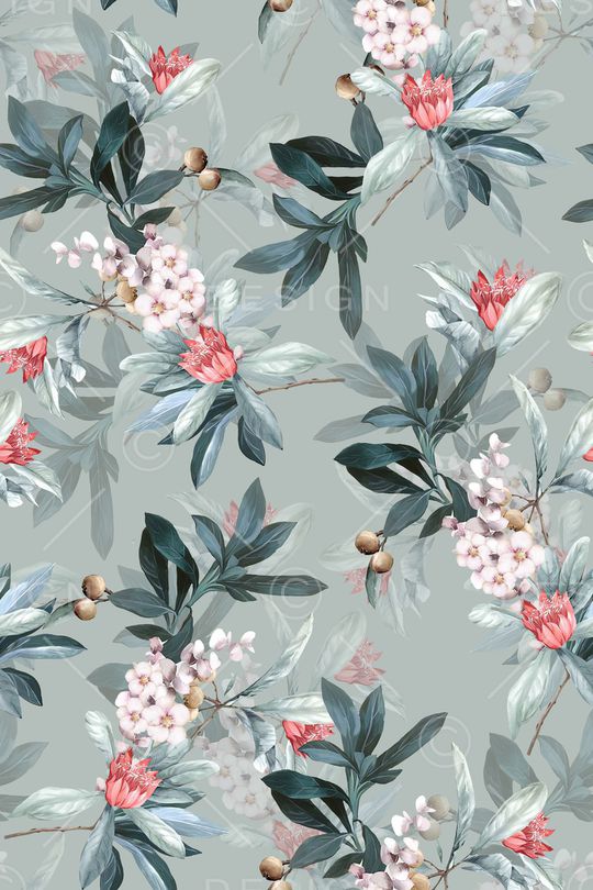 绿植树叶印花华亿平台图片