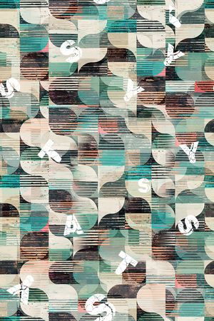 几何印花华亿平台图片