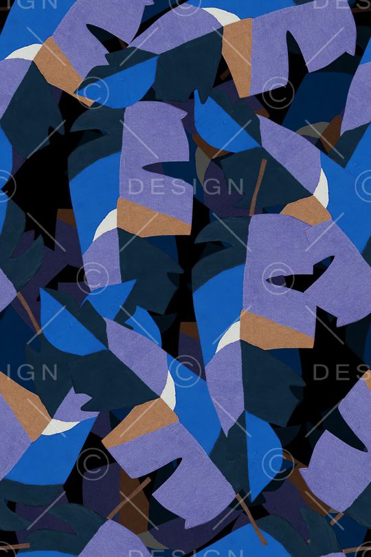 绿植树叶印花华亿平台图片