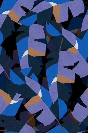 绿植树叶印花华亿平台图片