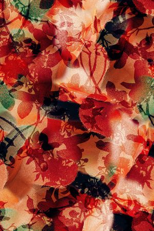 几何花卉印花华亿平台图片