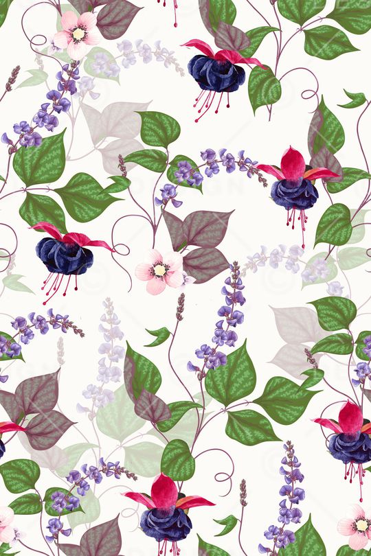 绿植树叶印花华亿平台图片