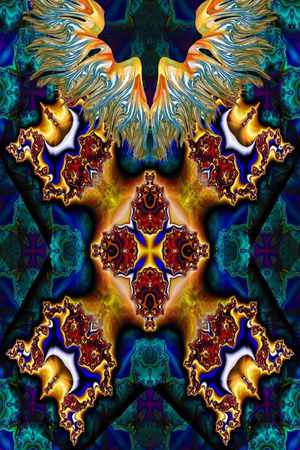 抽象印花华亿平台图片