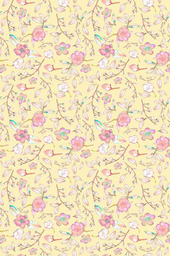 1483095-黄底桃花3