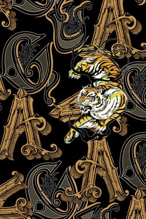 字母印花华亿平台图片