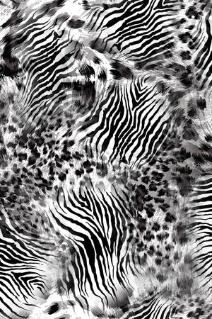 斑马纹印花华亿平台图片