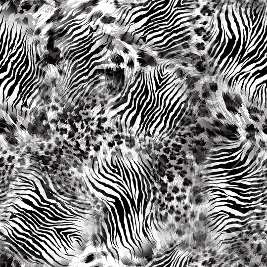 斑马纹印花华亿平台图片