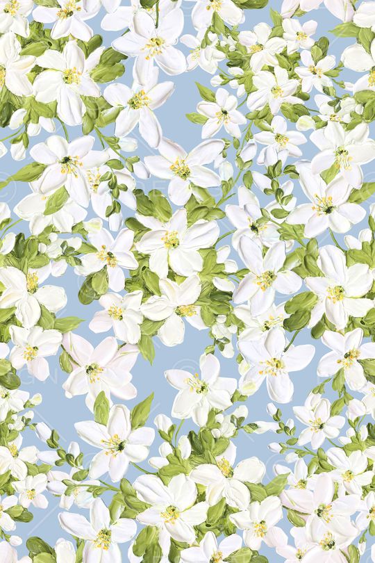 清爽底花卉印花华亿平台图片