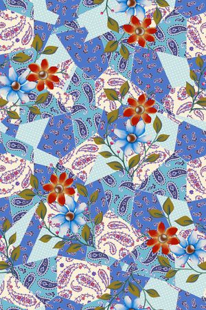 几何印花华亿平台图片