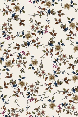 复古印花华亿平台图片