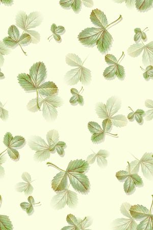 绿植树叶印花华亿平台图片