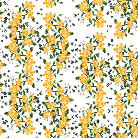 彩底花卉印花华亿平台图片