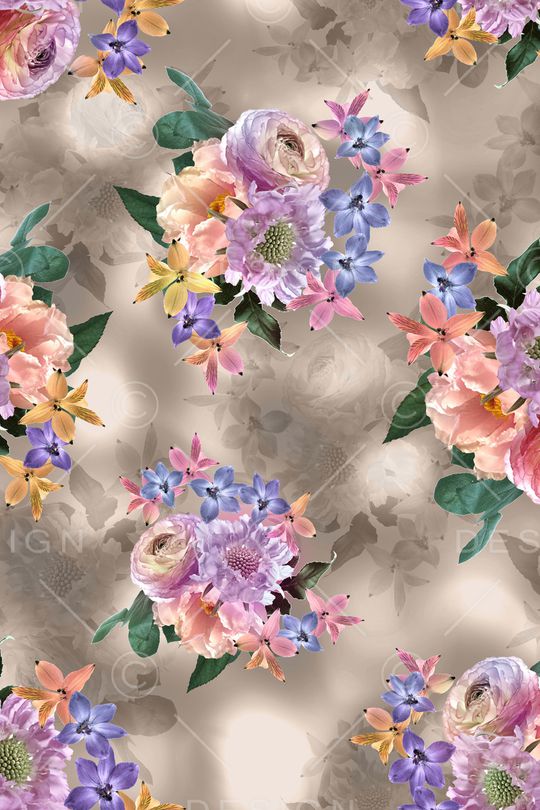 植物印花华亿平台图片