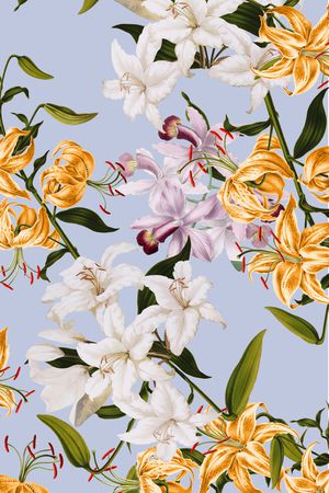 植物印花华亿平台图片