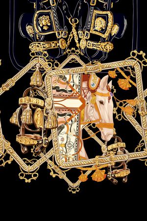 宫廷风印花华亿平台图片