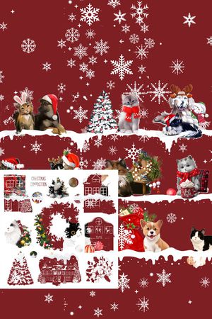 圣诞印花华亿平台图片