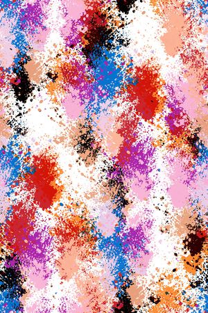 抽象男装印花华亿平台图片