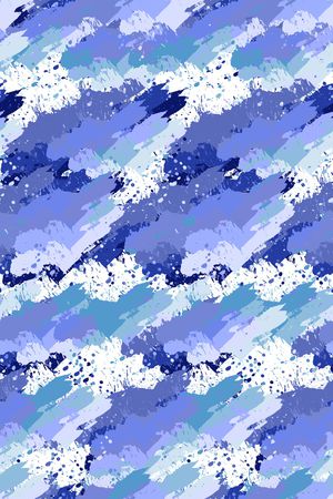 抽象男装印花华亿平台图片