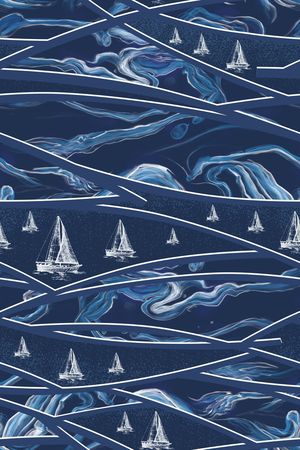 线条印花华亿平台图片