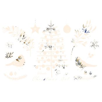 圣诞印花华亿平台图片