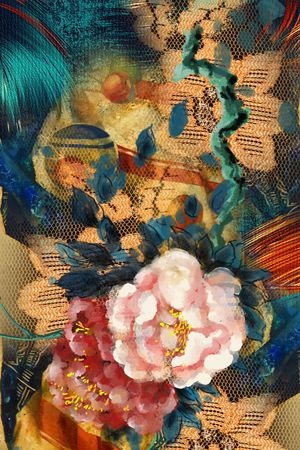 定位花印花华亿平台图片