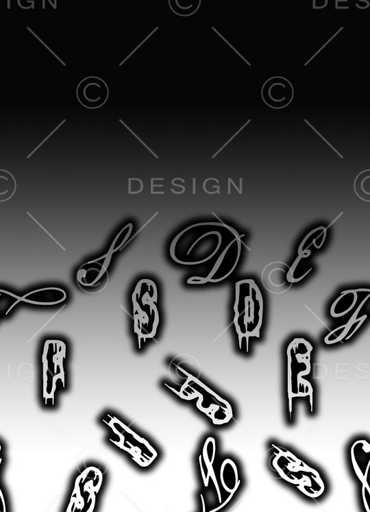 字母印花华亿平台图片