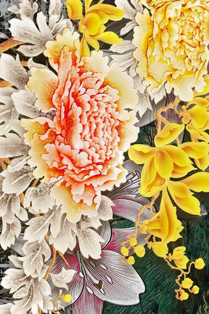 定位花印花华亿平台图片